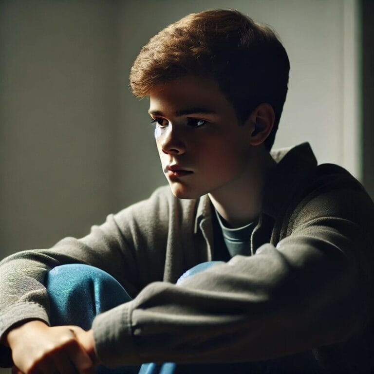 Συναισθηματικές δυσκολίες σε παιδιά: 15χρονος έφηβος μόνος, αντιμετωπίζει παιδικό άγχος και απομόνωση.